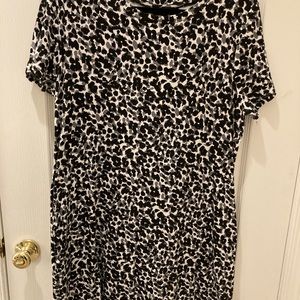 Black and white dress